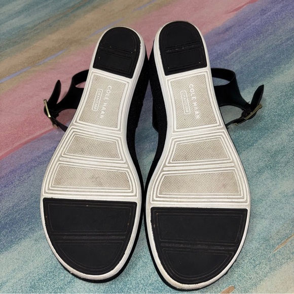 Cole Haan OrginalGrand Womens Flatform Wedge Ankle Strap Sandals size 9 B - Picture 9 of 9